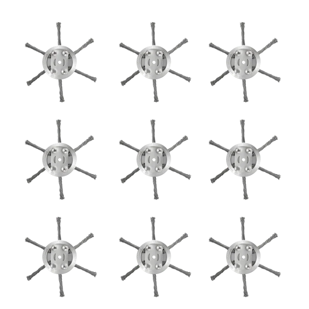 9 Pack | Steel Cable Head