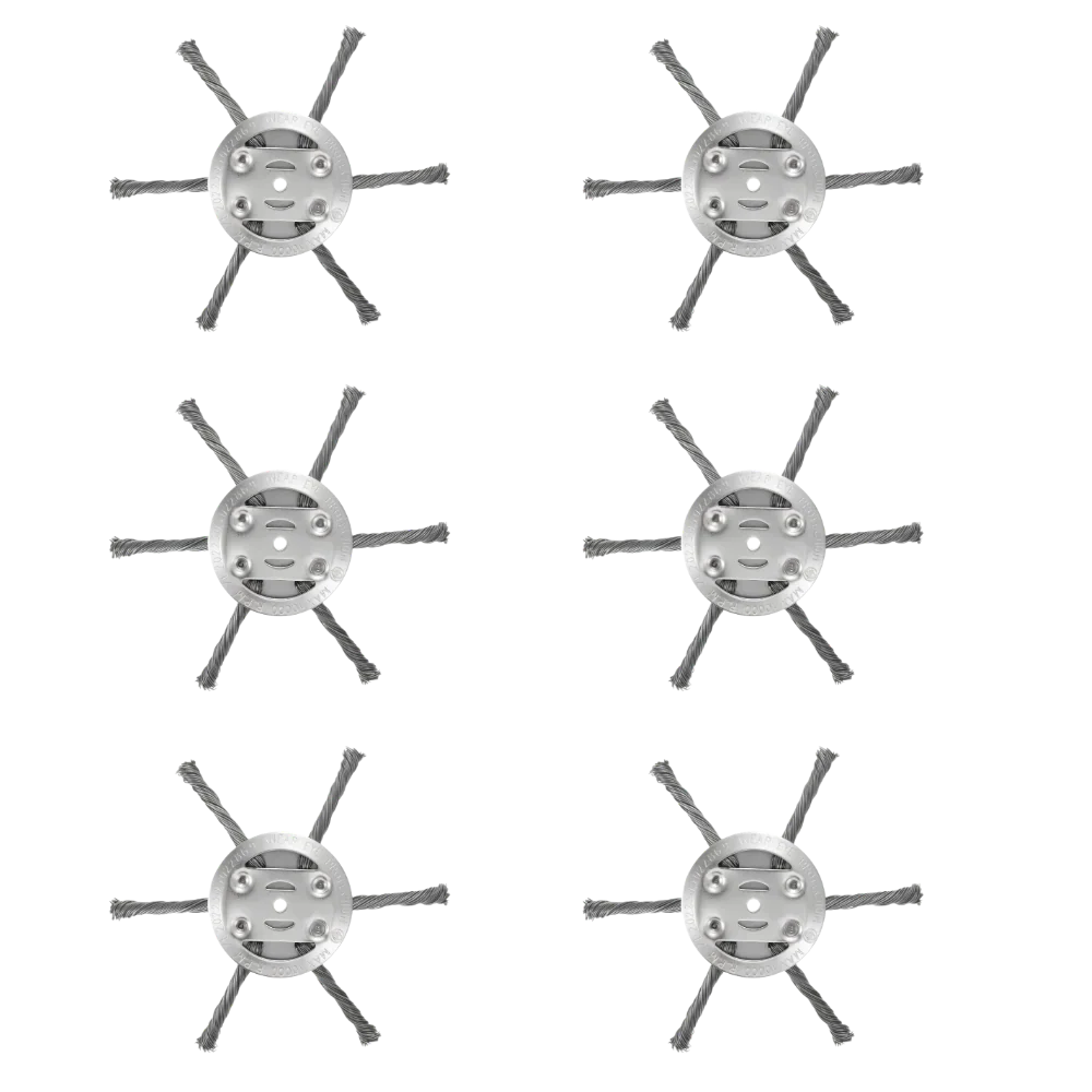 6 Pack | Steel Cable Head